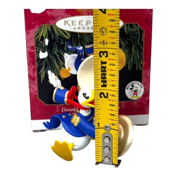 Lot Disney Band Music Hallmark Keepsake Ornament Set Featuring Donald Daisy Duck - Picture 3 of 8